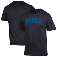 Men's Champion  Black Duke Blue Devils Basic Arch T-Shirt