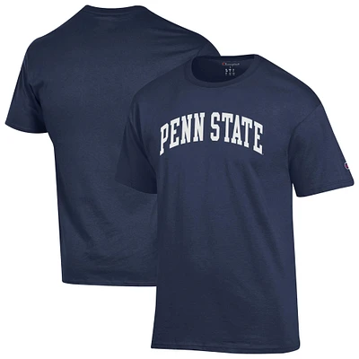 Men's Champion  Navy Penn State Nittany Lions Basic Arch T-Shirt