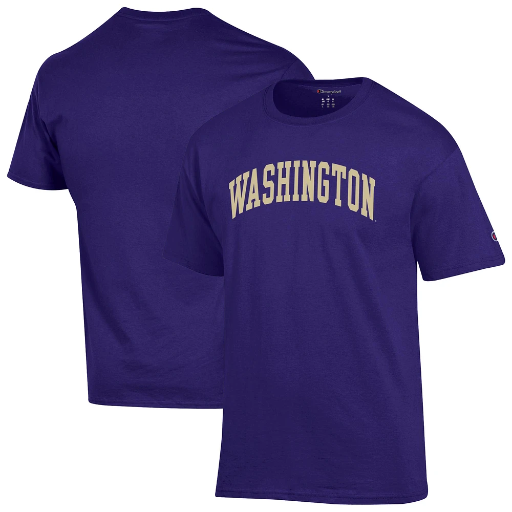 Men's Champion Washington Huskies Basic Arch T-Shirt