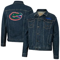 Men's Colosseum x Wrangler Florida Gators Retro Button-Up Denim Jacket