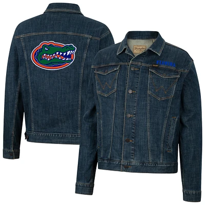 Men's Colosseum x Wrangler Florida Gators Retro Button-Up Denim Jacket