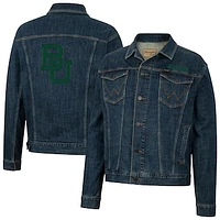Men's Colosseum x Wrangler Baylor Bears Retro Button-Up Denim Jacket