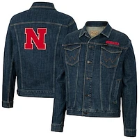 Men's Colosseum x Wrangler Nebraska Huskers Retro Button-Up Denim Jacket