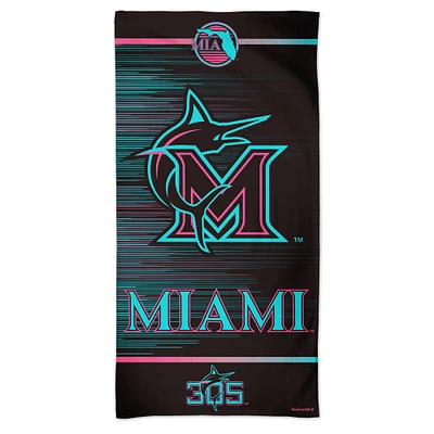 WinCraft Miami Marlins 30" x 60" Beach Towel