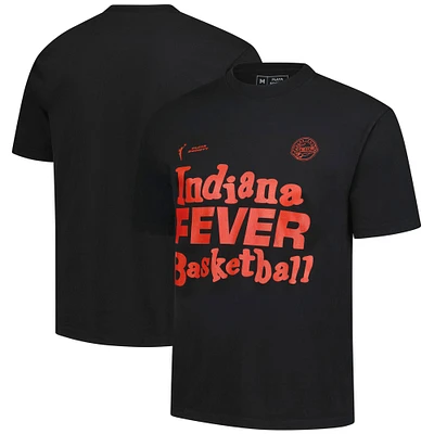 Unisex Playa Society Black Indiana Fever Wordmark T-Shirt