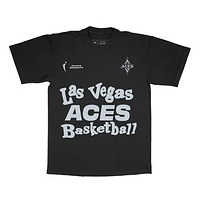 Unisex Playa Society Black Las Vegas Aces Wordmark T-Shirt