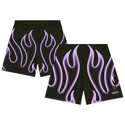 Unisex Playa Society  Black Golden State Valkyries Athletic Shorts