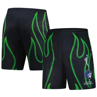 Unisex Playa Society  Black Minnesota Lynx Athletic Shorts