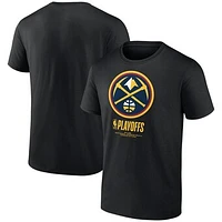 Men's Black Denver Nuggets 2025 NBA Playoffs Alley Oop T-Shirt