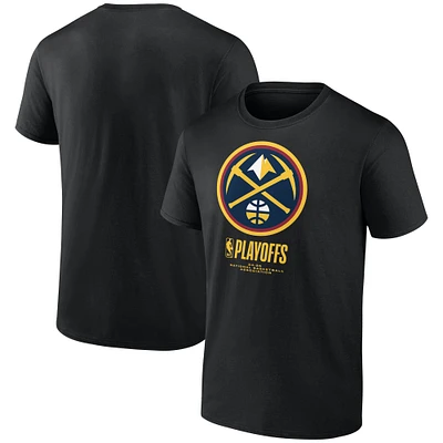 Men's Black Denver Nuggets 2025 NBA Playoffs Alley Oop T-Shirt