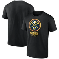 Men's Black Denver Nuggets 2025 NBA Playoffs Alley Oop T-Shirt