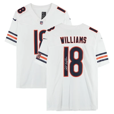 Caleb Williams Chicago Bears Autographed Nike Vapor F.U.S.E White Limited Jersey