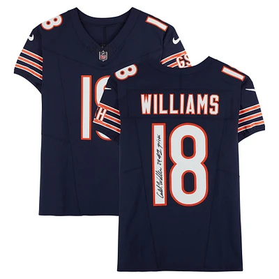 Caleb Williams Chicago Bears Autographed Navy Nike Limited Jersey with "24 #1 Pick" Inscription