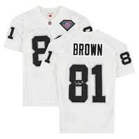 Tim Brown Los Angeles Raiders Autographed White 1994 Mitchell & Ness White Authentic Jersey