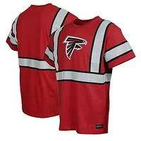 Men's Red Atlanta Falcons Safety Heavyweight T-Shirt