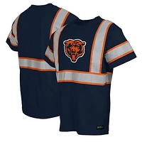 Men's Navy Chicago Bears Safety Heavyweight T-Shirt