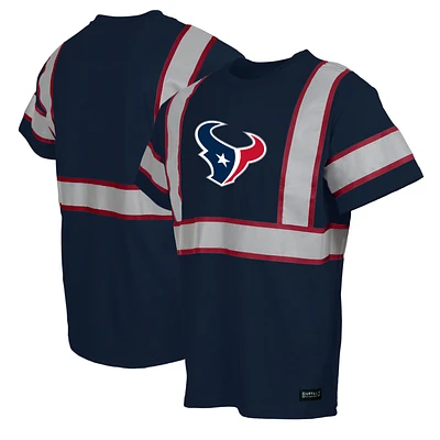 Men's Navy Houston Texans Safety Heavyweight T-Shirt