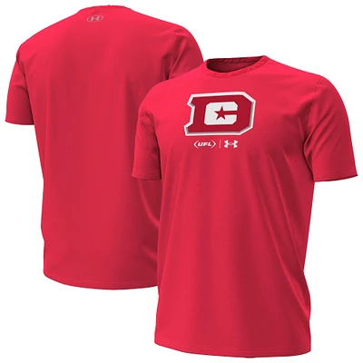 Men's Under Armour Red DC Defenders Performance T-Shirt