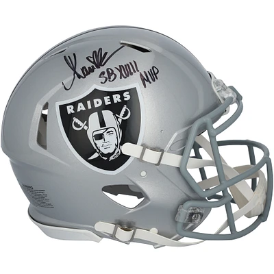 Marcus Allen Los Angeles Raiders Autographed Riddell Speed Authentic Helmet with "SB XVIII MVP" Inscription