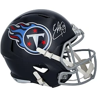 Eddie George Tennessee Titans Autographed Riddell Speed Replica Helmet