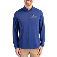 Men's Cutter & Buck Creighton Bluejays Virtue DryTec Quarter-Zip Pullover