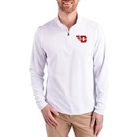 Men's Cutter & Buck Dayton Flyers Virtue DryTec Quarter-Zip Pullover