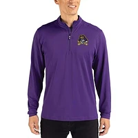 Men's Cutter & Buck ECU Pirates Virtue DryTec Quarter-Zip Pullover