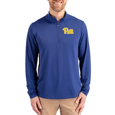 Men's Cutter & Buck Pitt Panthers Virtue DryTec Quarter-Zip Pullover