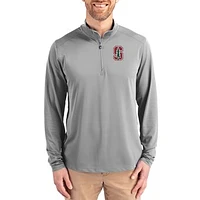 Men's Cutter & Buck Stanford Cardinal Virtue DryTec Quarter-Zip Pullover