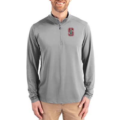 Men's Cutter & Buck Stanford Cardinal Virtue DryTec Quarter-Zip Pullover