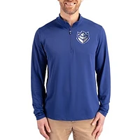 Men's Cutter & Buck Saint Louis Billikens Virtue DryTec Quarter-Zip Pullover