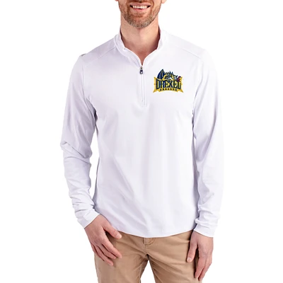 Men's Cutter & Buck Drexel Dragons Virtue DryTec Quarter-Zip Pullover