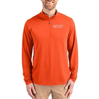 Men's Cutter & Buck Pacific Tigers Virtue DryTec Quarter-Zip Pullover