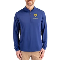 Men's Cutter & Buck Fort Valley State Wildcats Virtue DryTec Quarter-Zip Pullover