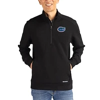 Men's Cutter & Buck Florida Gators Roam Eco Recycled Quarter-Zip Pullover