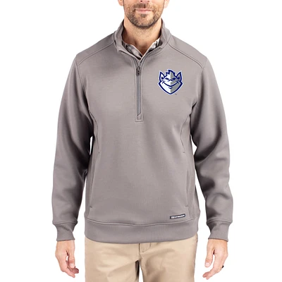 Men's Cutter & Buck Saint Louis Billikens Roam Eco Recycled Quarter-Zip Pullover
