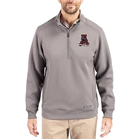Men's Cutter & Buck Alabama Crimson Tide Roam Eco Recycled Quarter-Zip Pullover