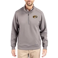 Men's Cutter & Buck Missouri Tigers Roam Eco Recycled Quarter-Zip Pullover