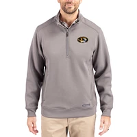 Men's Cutter & Buck Missouri Tigers Roam Eco Recycled Quarter-Zip Pullover