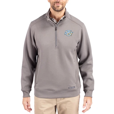 Men's Cutter & Buck Southern University Jaguars Roam Eco Recycled Quarter-Zip Pullover