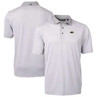 Men's Cutter & Buck  Gray/White Southern Miss Golden Eagles DryTec Virtue Eco Pique Recycled Polo