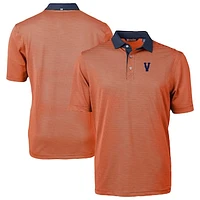 Men's Cutter & Buck /Navy Virginia Cavaliers DryTec Virtue Eco Pique Recycled Polo