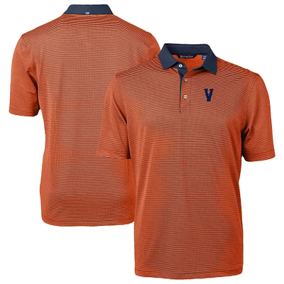 Men's Cutter & Buck /Navy Virginia Cavaliers DryTec Virtue Eco Pique Recycled Polo