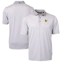 Men's Cutter & Buck  Gray/White Baylor Bears DryTec Virtue Eco Pique Recycled Polo