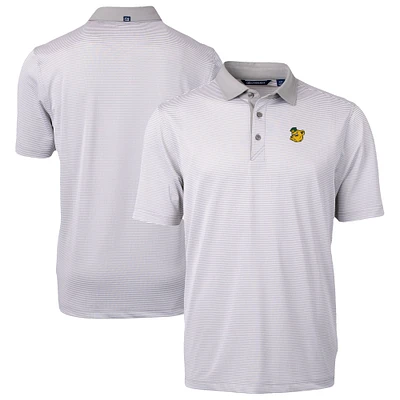 Men's Cutter & Buck  Gray/White Baylor Bears DryTec Virtue Eco Pique Recycled Polo