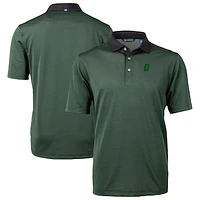 Men's Cutter & Buck  Hunter Green/Black Charlotte 49ers DryTec Virtue Eco Pique Recycled Polo
