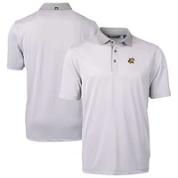 Men's Cutter & Buck  Gray/White Wichita State Shockers DryTec Virtue Eco Pique Recycled Polo