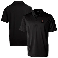 Men's Cutter & Buck Harvard Crimson Prospect Eco Textured Stretch Recycled Polo