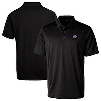 Men's Cutter & Buck Black Boise State Broncos Prospect Eco Textured Stretch Recycled Polo