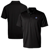 Men's Cutter & Buck Black Boise State Broncos Prospect Eco Textured Stretch Recycled Polo